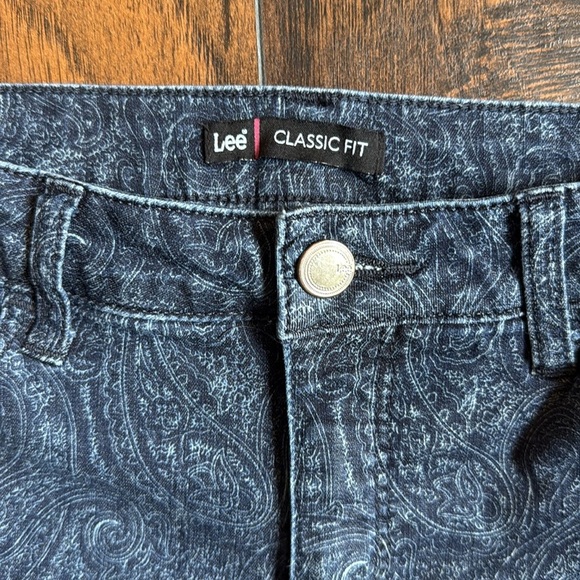 Lee classic jeans with swirl pattern size 14 (B9) - Picture 3 of 7